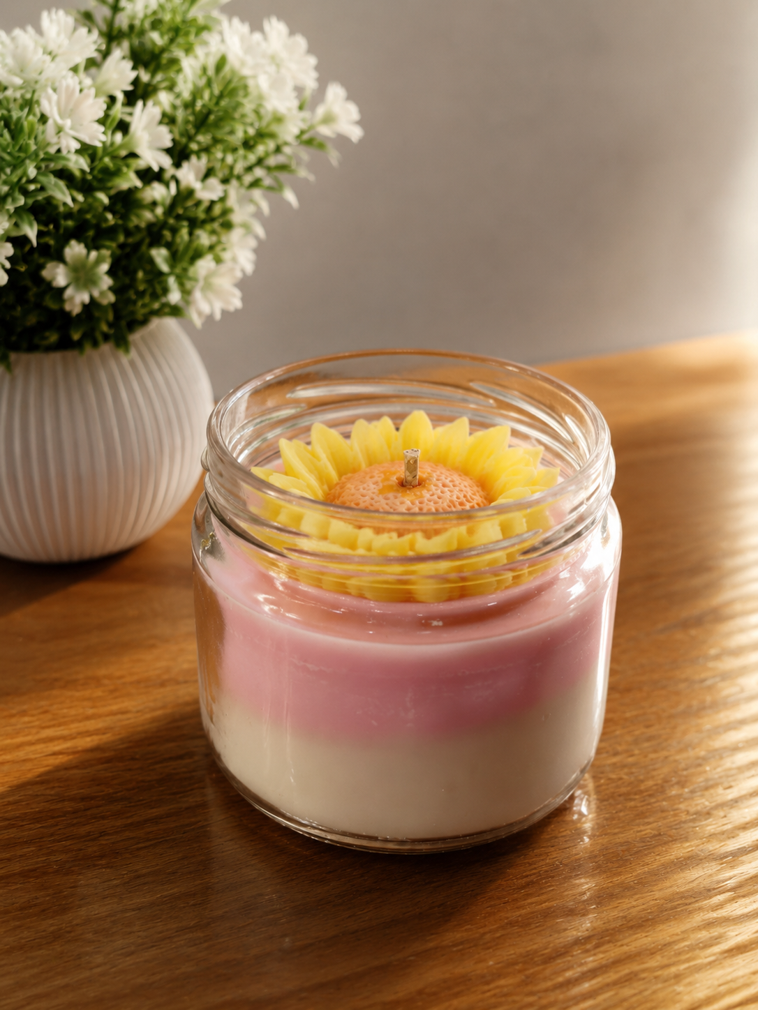 Azure Bloom Candle Lifestyle
