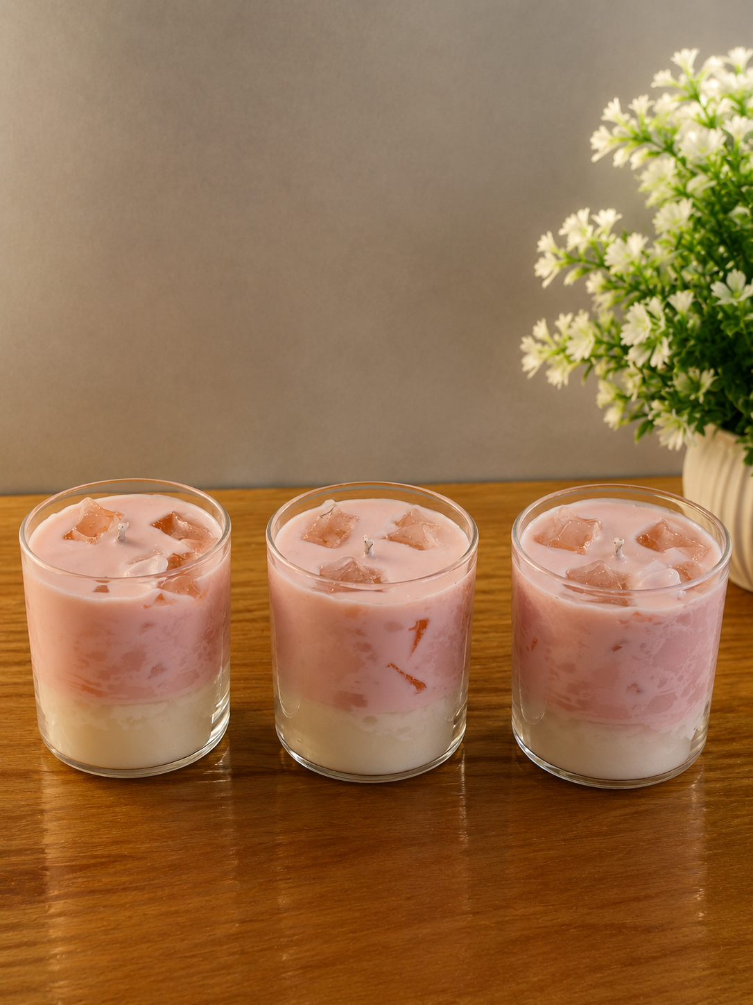Strawberry Milk Jar Candle